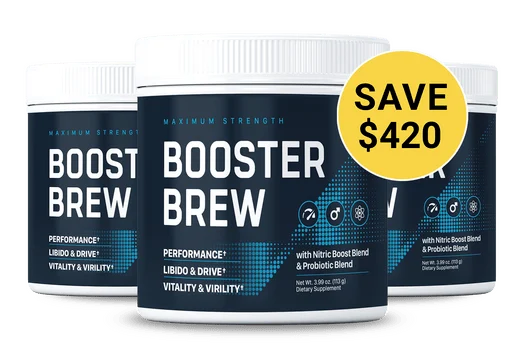 Booster Brew Men's Performance Supplement — USA 2026